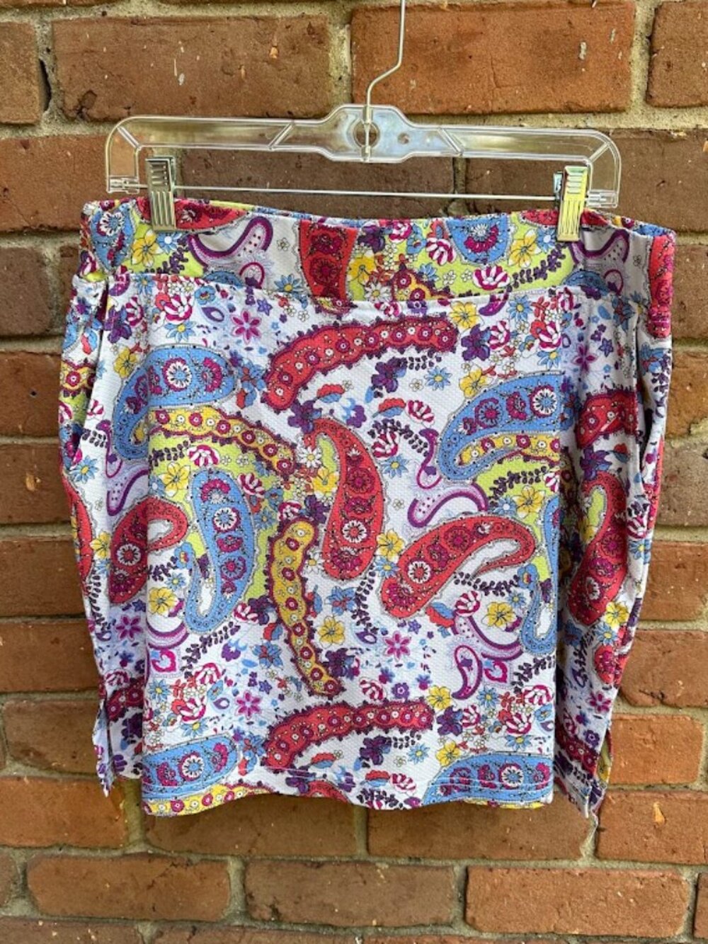 Sport Haley Skort Paisley Floral Size L
